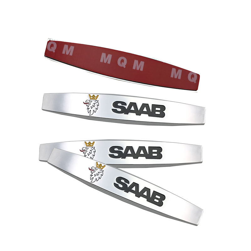 สําหรับ SAAB SCANIA 03-10 9-5 93 9-7X 9-2X 9-5X 9000 โลโก้ 3D โลหะรถ trunk Mudguard Badge ด้านหลังสั