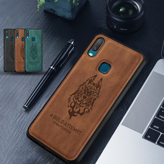 เคสโทรศัพท์หนังแกะ TPU แบบนิ่ม กันกระแทก สําหรับ VIVO Y11 2019 VIVO 1906