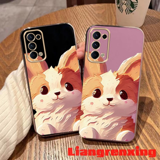 เคสโทรศัพท์มือถือ ซิลิโคนนิ่ม กันกระแทก ลายการ์ตูนสุนัข สําหรับ oppo RENO 5 5g oppo RENO 4 4g DDHHG01