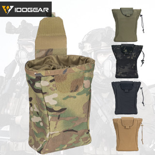 Toptacpro กระเป๋ายุทธวิธี กระเป๋า Dump Pouch MOLLE กระเป๋ารีไซเคิล พับได้ 8520