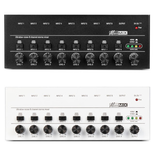 6 8 ช่องเครื่องผสมเสียงเครื่องผสมเสียงเครื่องผสมสเตอริโอขนาด…