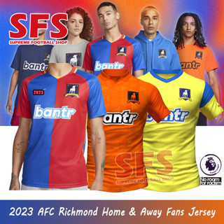 【SFS】เสื้อกีฬาแขนสั้น ลายทีมฟุตบอล Richmond SOCCER 23-24 AFC ทรงหลวม คุณภาพสูง ไซซ์ S-2XL