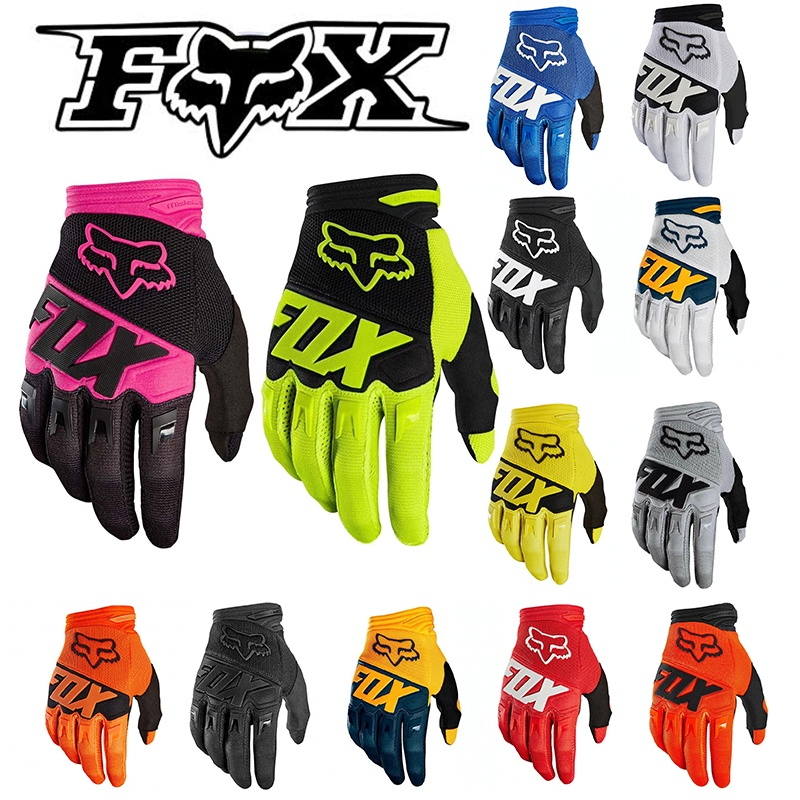 ถุงมือ ลายสุนัขจิ้งจอก มี 11 สี สําหรับแข่งรถจักรยานยนต์วิบาก Mx Mtb