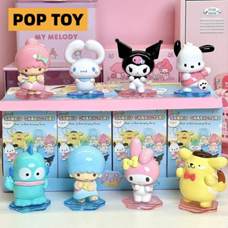 ตุ๊กตาฟิกเกอร์ Sanrio Characters back-to-back Company Series Blind box น่ารัก สําหรับเก็บสะสม ให้เพื่อน