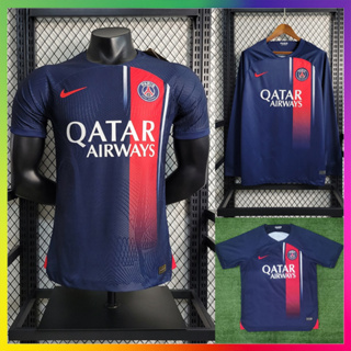 เสื้อกีฬาฟุตบอล ผ้าถัก ลายทีมชาติไทย 23 24 Paris Saint-Germain ทีมเหย้า