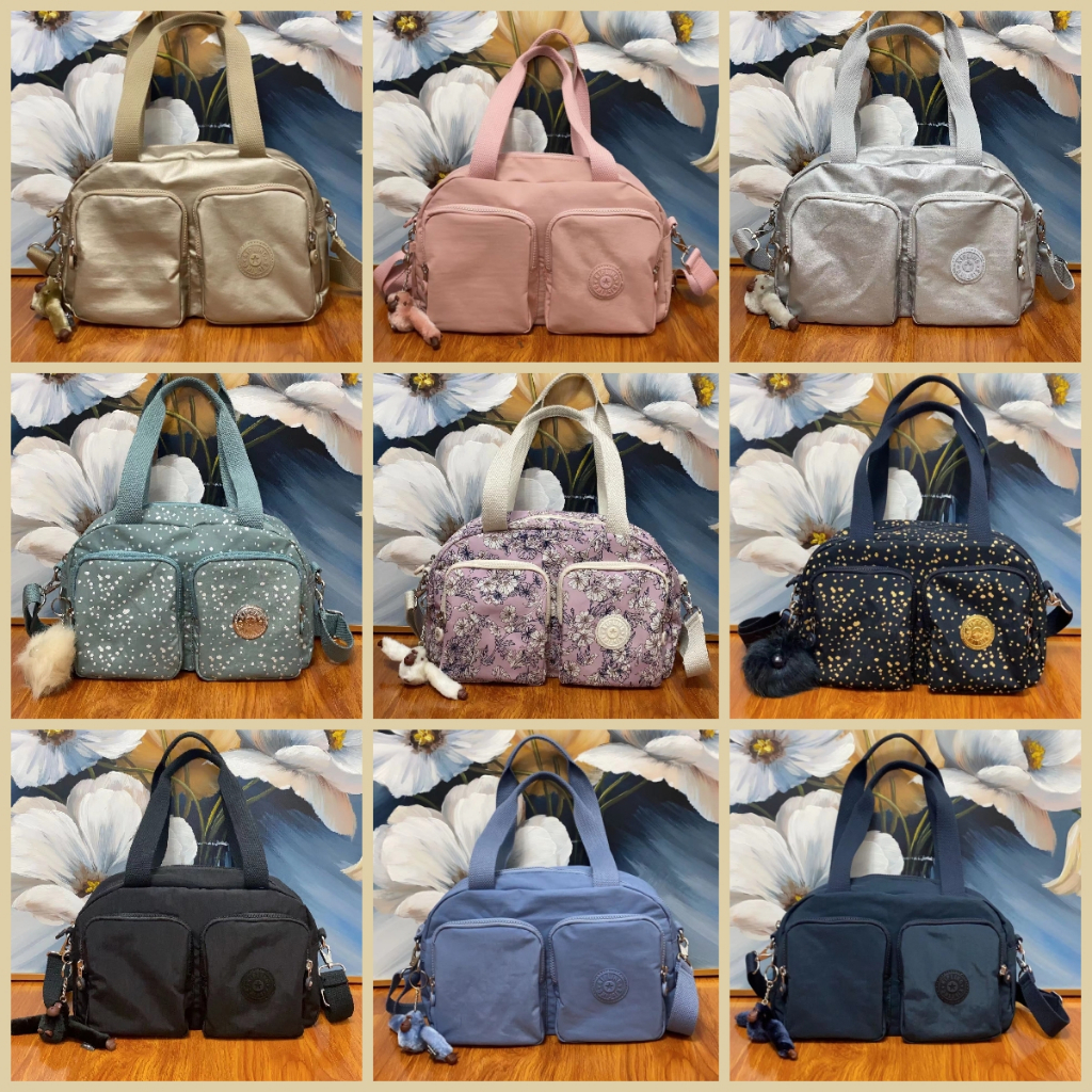Kipling k16017/k13636 กระเป๋าถือขนาดกลาง กระเป๋าสะพาย Messenger 9 สี Collection