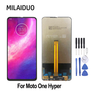 อะไหล่หน้าจอสัมผัส LCD 6.5 นิ้ว สําหรับ Motorola MOTO One Hyper XT2027