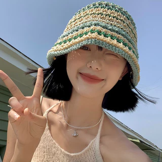 หมวกฟางกันแดด ขนาดเล็ก เข้ากับทุกการแต่งกาย สไตล์ญี่ปุ่น สําหรับผู้หญิง