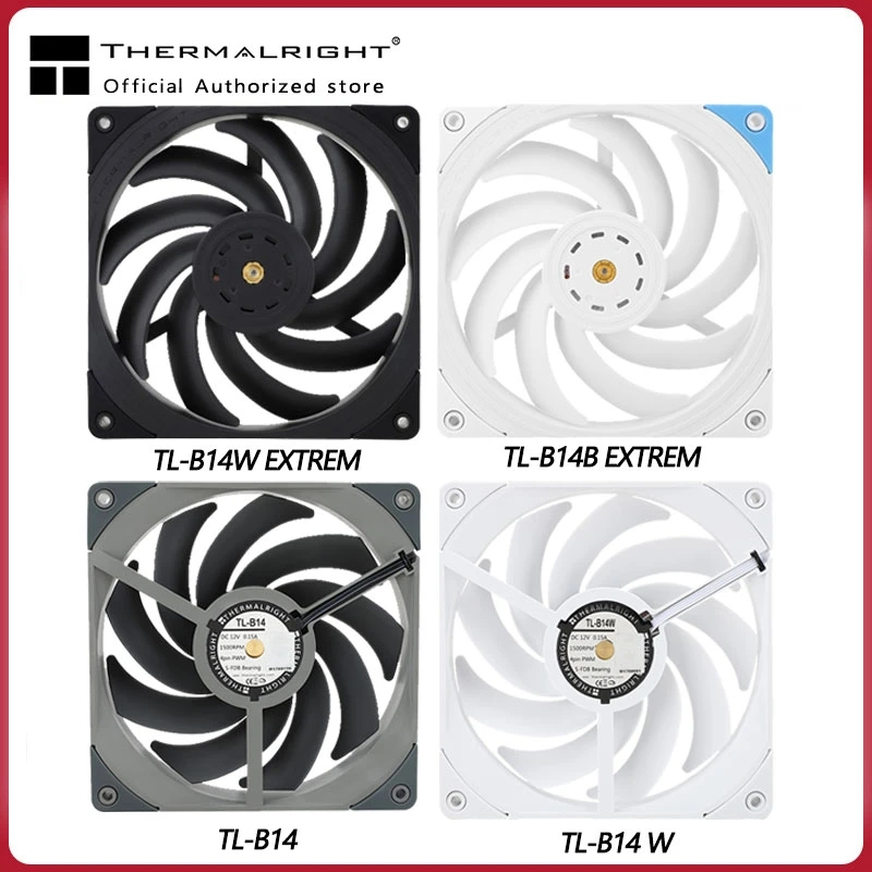พัดลมระบายความร้อน TL-B14B EXTREM TL-B14W TL-B14 140 มม. 2000RPM 4PIN PWM ประสิทธิภาพสูง