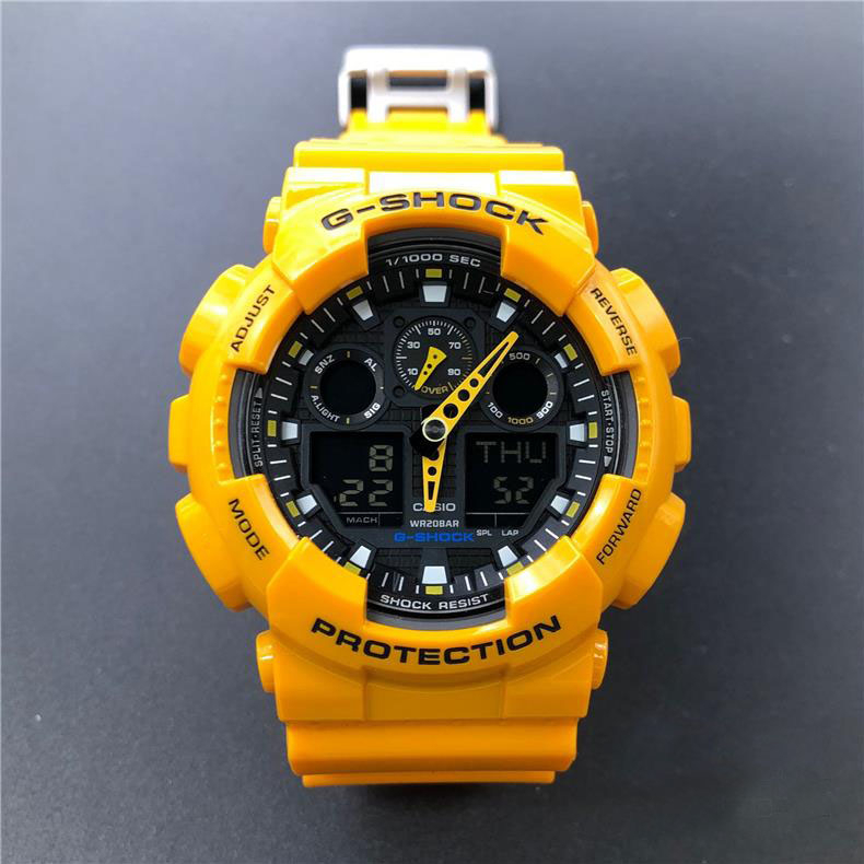 นาฬิกาผู้ชาย นาฬิกาควอทซ์กันน้ํา GA-100B-4A GA110 Series นาฬิกาสปอร์ต