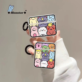 เคสหูฟังซิลิโคน กันตก ลายการ์ตูนมอนสเตอร์น่ารัก สําหรับ AirPods 1 2 3 Pro