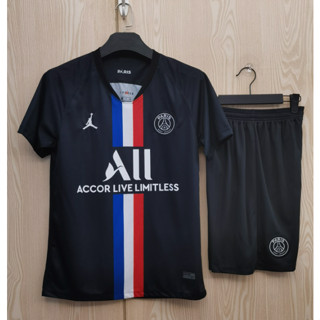 เสื้อกีฬาแขนสั้น ลายทีมชาติฟุตบอล Paris PSG fourth away game AAA 19 20 ชุดเหย้า สําหรับผู้ใหญ่