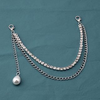 จี้หัวเข็มขัด แบบหลายชั้น สําหรับตกแต่งเสื้อผ้า กางเกง กระเป๋า DIY