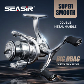 SEASIR ELIXIR ด้ามจับคู่จับโยกรอกตกปลาหมุนได้เรียบเป็นพิเศษ LT3000 LT2000 3000ซีรีส์9 + 1BB เกียร์5.2:1รอกตกปลาน้ำเค็มรอกตกปลาแกนม้วนไดรฟ์อากาศ