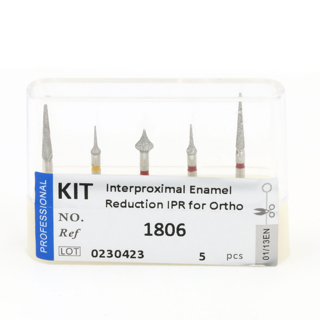 Diamond Burs kit Interproximal เคลือบลด IRP สําหรับ Ortho/เจาะ Handpiece ความเร็วสูงเครื่องมือขัด