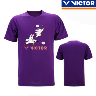 ใหม่ Victor Badminton Jersey เสื้อยืดลําลอง สําหรับผู้ชาย ผู้หญิง แขนสั้น คอกลม เหมาะกับการวิ่ง เล่นกีฬา 2023