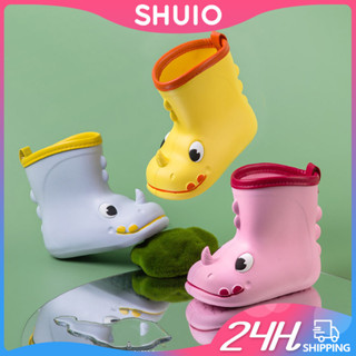 Shuio รองเท้าบูท กันฝน กันลื่น น้ําหนักเบา สไตล์ญี่ปุ่น สําหรับเด็กอนุบาล