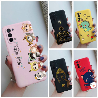 เคสโทรศัพท์ ซิลิโคนนิ่ม กันกระแทก ลายการ์ตูน แฟชั่น สําหรับ OPPO A54 A74 5G