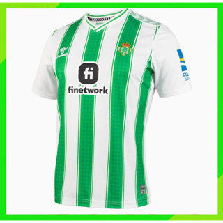 เสื้อกีฬาแขนสั้น ลายทีมชาติฟุตบอล Real Betis 23 24 ชุดเหย้า คุณภาพสูง สําหรับผู้ชาย