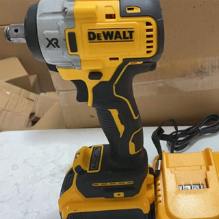 2023 DEWALT 520N 18v ประแจกระแทกไร้สาย Brushless มอเตอร์ไร้สาย เครื่องมือไฟฟ้าแรงบิด ประแจกระแทก แบบชาร์จไฟได้ ประแจไฟฟ้าแบตพร้อมไฟ LED