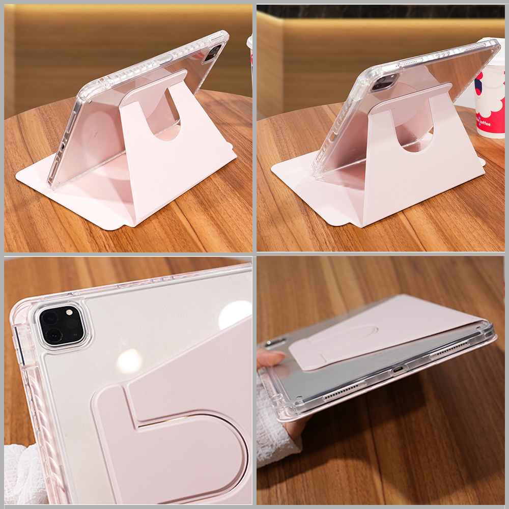 เคสอะคริลิคแข็ง หมุนได้ 360 องศา พร้อมช่องใส่ปากกา สําหรับ ipad 2022 ipad 9th gen case 2022 10th gen 8th 7th 10.2 Pro 9.7 2016 Air 4 5 10.9 Pro10.5 6th 9.7 ipad Air 3 21 Pro 11