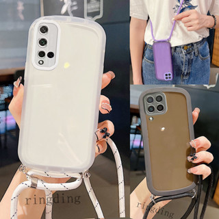 เคสโทรศัพท์มือถือแบบใส กันกระแทก พร้อมสายคล้อง สําหรับ huawei nova 5t nova 7i nova y90 nova y70 nova10 nova 9 nova 8i nova 7 9 se nova 10 pro