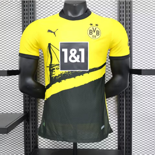 เสื้อกีฬาแขนสั้น ลายทีมเหย้า Dortmund jersey 2023/24 คุณภาพสูง