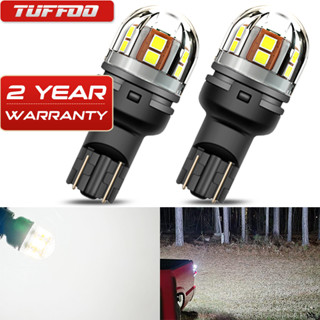 Tuffoo หลอดไฟถอยหลัง LED 912 921 สีขาว สําหรับรถยนต์ T15 T16 906 922 W16W 6000K 2 ชิ้น