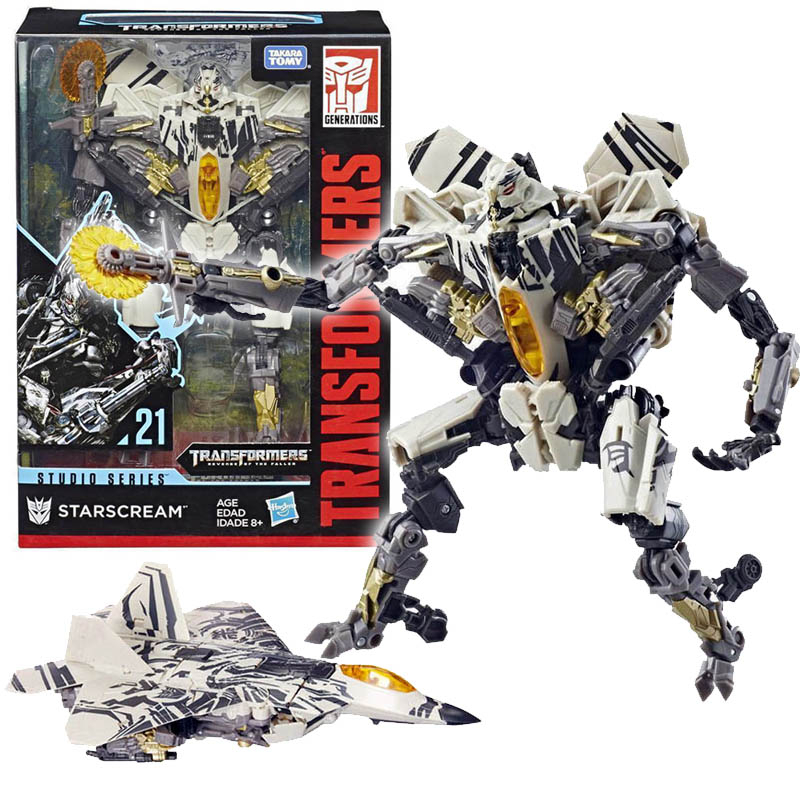 Hasbro ฟิกเกอร์ Starscream Studio Series SS21 Deluxe ของเล่นสําหรับเด็ก