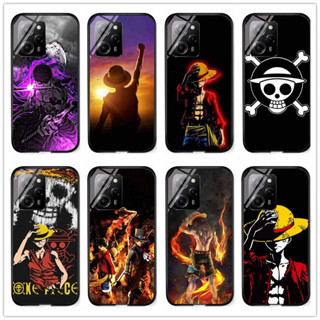 เคสโทรศัพท์มือถือกระจกนิรภัย แบบแข็ง กันกระแทก ลายการ์ตูนอนิเมะ One Piece Luffy Zoro สําหรับ Xiaomi Poco x5 Poco x5 pro