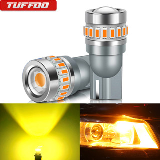 Tuffoo หลอดไฟ LED T10 W5W สีขาว สีแดง สีเหลือง แบบเปลี่ยน สําหรับรถยนต์ รถจักรยานยนต์ 2 ชิ้น