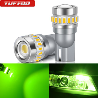 Tuffoo หลอดไฟ LED T10 W5W สีขาว สีแดง สีเหลือง แบบเปลี่ยน สําหรับรถยนต์ รถจักรยานยนต์ 2 ชิ้น