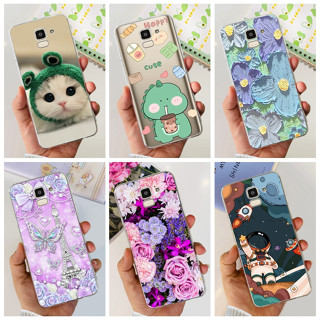 เคสโทรศัพท์ซิลิโคน TPU แบบนิ่ม ลายไดโนเสาร์ แมวน่ารัก สําหรับ Samsung Galaxy J6 (SM-J600F) J6+ (SM-J610G) J 6 J6Plus 2018