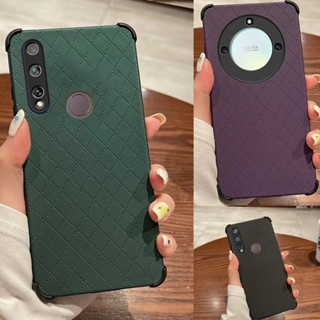 เคสโทรศัพท์มือถือแบบนิ่ม กันกระแทก สีม่วงเข้ม สีดํา สําหรับ huawei Y9 prime 2019 Honor x9a 5G Y9 2019 Y7 pro 2019 Y9s Y7A mate 20 40 mate 30 50 pro Honor X9 5G