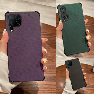 เคสมือถือ แบบนิ่ม สีม่วงเข้ม กันกระแทก สําหรับ huawei nova 7i nova 5t huawei nova 10 nova 9 nova 8i nova 9 se nova 4 nova 4e p20 p30 p40 p50 pro