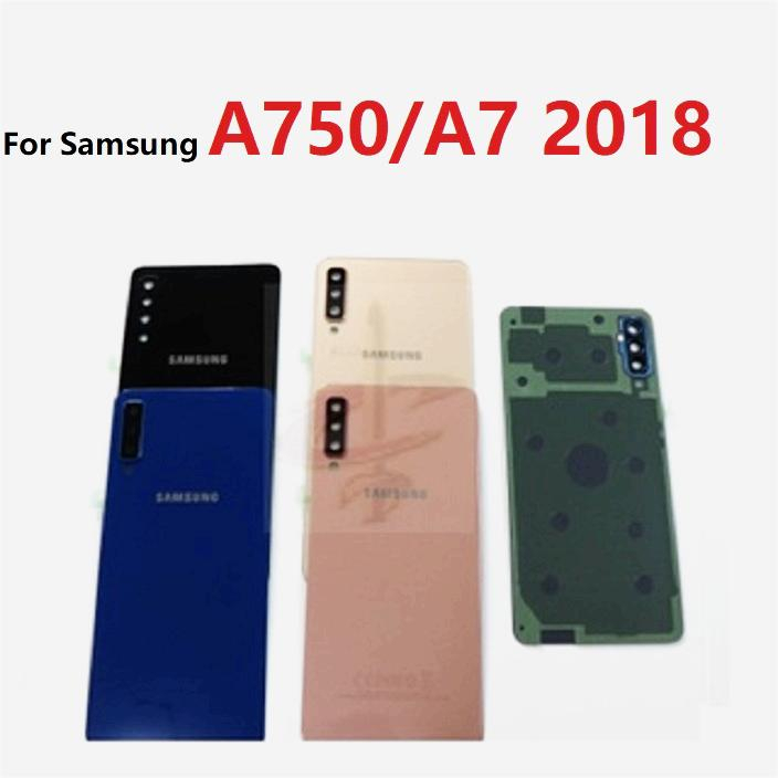 ฝาหลัง back cover กระจกด้านหลัง สําหรับ Samsung A750 A7 2018