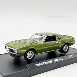 โมเดลรถยนต์ของเล่น M2 1:64 Diecast 1968 Firebird 400 H.O. ของสะสมจําลอง และของขวัญ