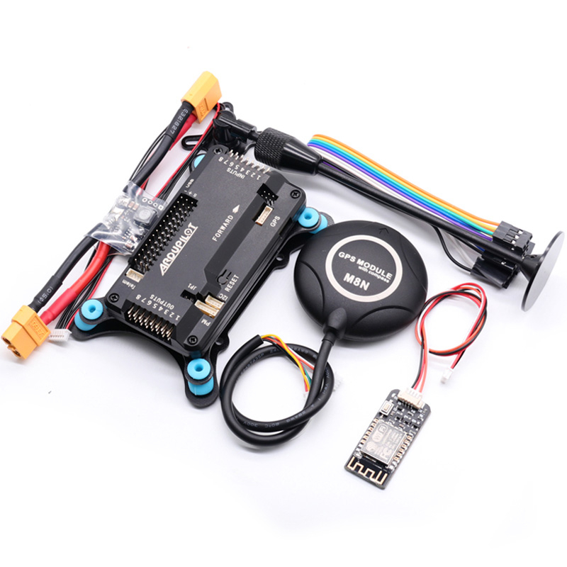 Apm2.8 APM 2.8 ตัวควบคุมการบิน Ardupilot + M8N gps ในตัว เข็มทิศ + ขาตั้ง gps + โช๊คอัพ สําหรับคอร์ดคอปเตอร์วิทยุบังคับ