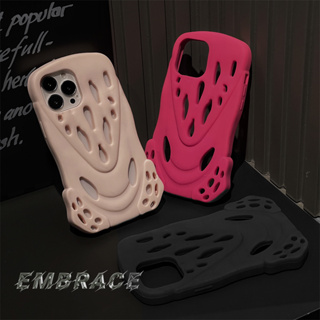 เคสโทรศัพท์มือถือ ซิลิโคนนิ่ม ลายรองเท้ามะพร้าว 3D สําหรับ iphone Case 14 Pro Max 13 Pro Max 12 Pro Max