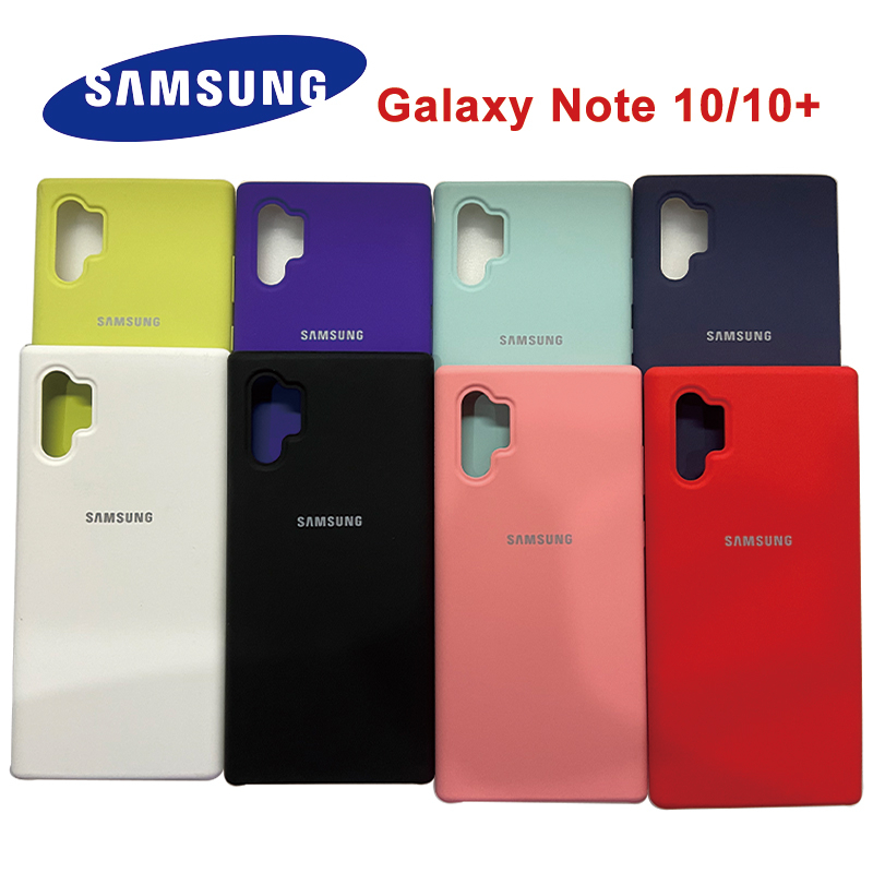 หมายเหตุ 10 plus สําหรับ Samsung Galaxy หมายเหตุ 10 + ซิลิโคนเหลวป้องกัน Silky Soft-Touch Shell สําหรับ samsung Note10 plus +