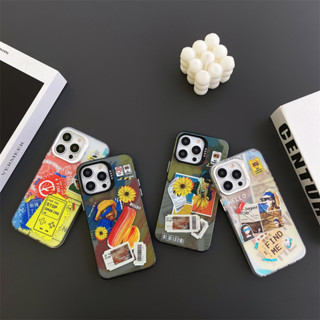 เคสโทรศัพท์มือถือ ลายภาพวาดสีน้ํามัน สําหรับ iPhone 14ProMax 13 iPhone 12 ProMax