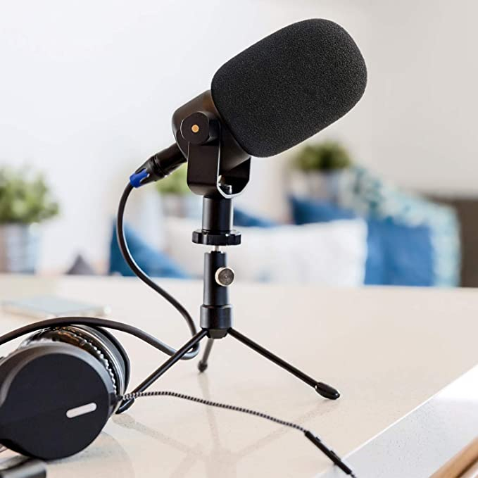แผ่นโฟมครอบไมโครโฟน กันลม สําหรับ Rode PodMic Podcasting