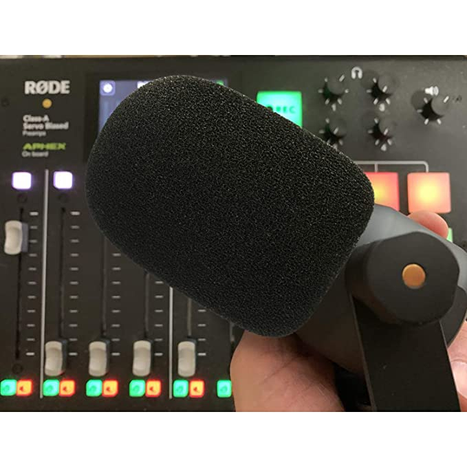 แผ่นโฟมครอบไมโครโฟน กันลม สําหรับ Rode PodMic Podcasting