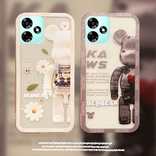 Ready Stock เคส Realme C53 C55 C35 C33 / GT Neo 3 / Neo 3T / Neo2 / GT 2 Pro / GT Master Edition New Fashion Transparent Soft Case Cute Cartoon Bear Shockproof Cover เคสโทรศัพท์ RealmeC53 RealmeC55 RealmeGTNeo3