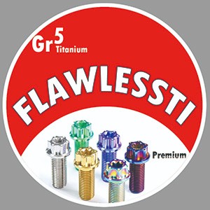 Flawlessti สลักเกลียวไทเทเนียม Gr5