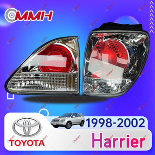 ไฟท้าย Toyota Harrier RX300​  (1998-2002) เสื้อ​ไฟท้าย ไฟท้าย​แต่ง ไฟท้ายไฟเบรค​ ไฟเลี้ยว Taillamp Taillight ไฟท้าย​ พร้อมทับทิม ไฟท้ายกันชนหลังสําหรับ​ ทับทิมในฝาท้ายไฟท้าย ไฟเบรก ไฟสัญญาณเตือน