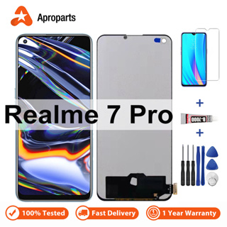 อะไหล่หน้าจอสัมผัสดิจิทัล LCD พร้อมกรอบ แบบเปลี่ยน สําหรับ OPPO Realme 7 Pro RMX2170