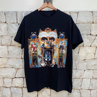 เสื้อยืดแขนสั้น ผ้าฝ้ายแท้ พิมพ์ลาย Michael Jackson Fried Street Rock สไตล์ฮิปฮอป สําหรับผู้ชาย