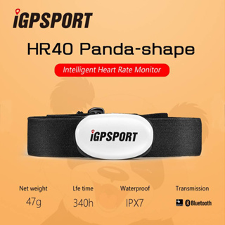 Igpsport HR40 สายรัดหน้าอก บลูทูธ IPX7 เซนเซอร์วัดอัตราการเต้นของหัวใจ สําหรับ GARMIN Bryton Magene XOSS