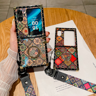 เคสป้องกันโทรศัพท์มือถือ แบบฝาพับ สไตล์จีน สําหรับ OPPO Find N2